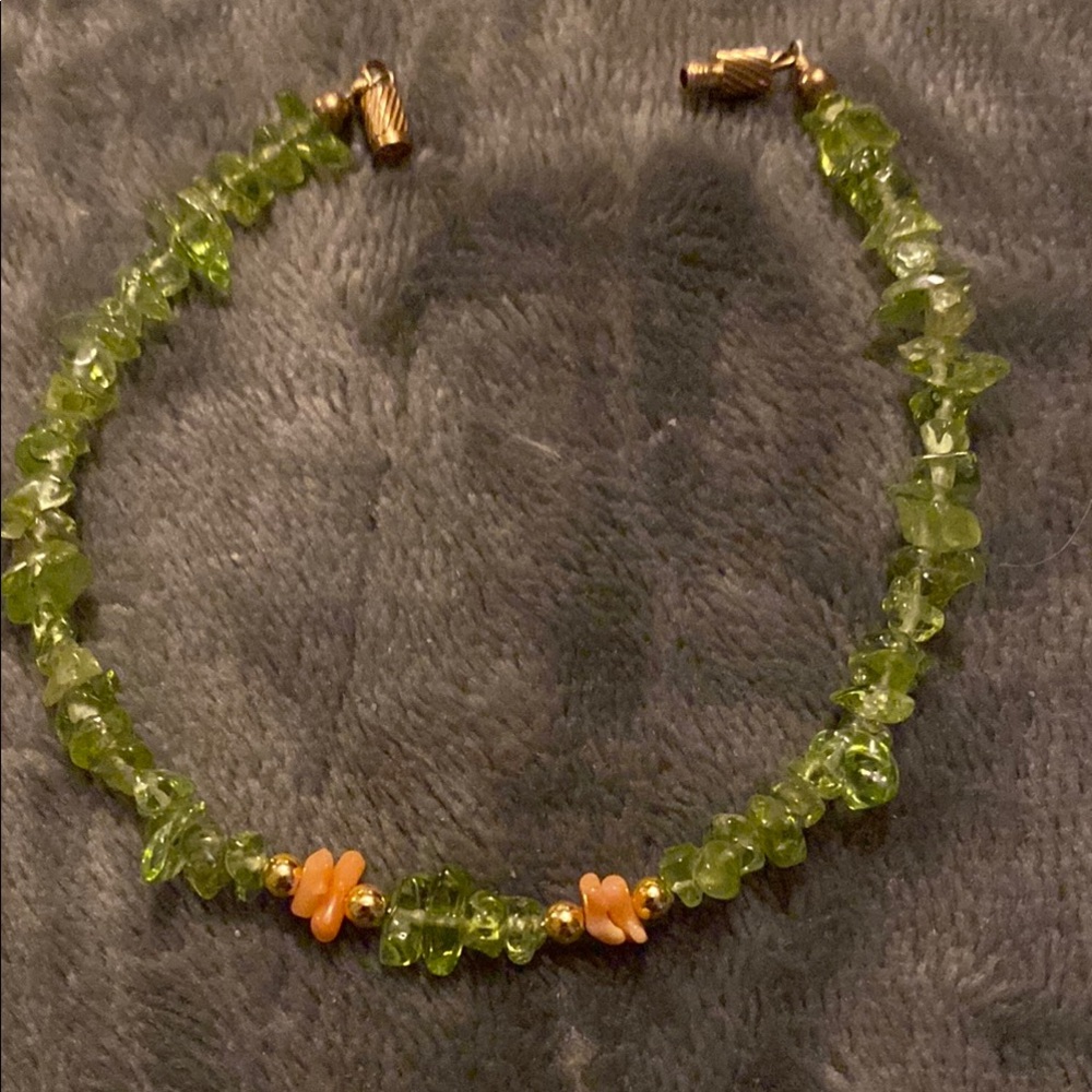 Green Beaded Bracelet